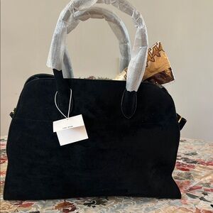THE ROW 🖤 Black Suede Satchel
